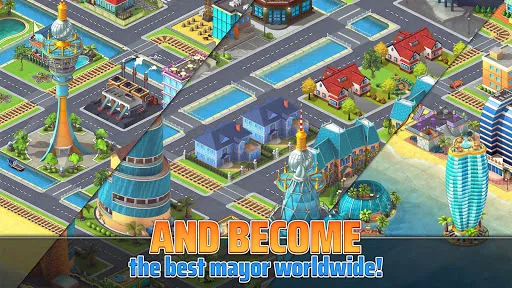 Town Building Games: Tropic Ci スクリーンショット