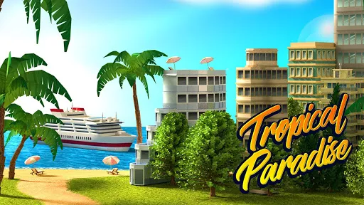 Tropic Paradise Sim: Town Buil Screenshots