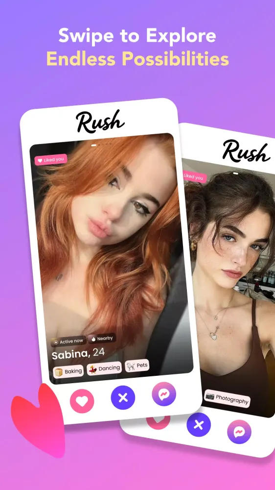 Dating, Chat & Flirt: Rush Screenshots