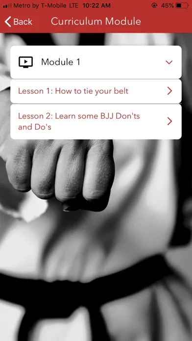 Capturas de tela do Acadiana Karate Member App