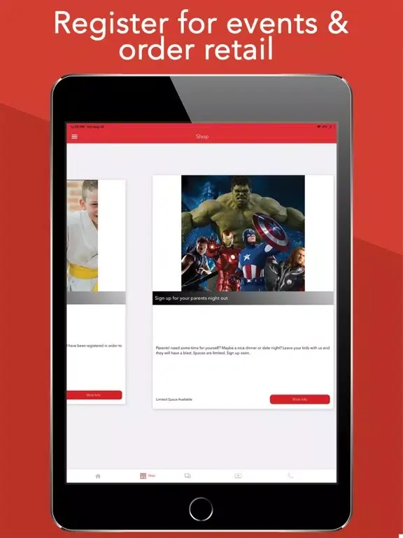 Capturas de pantalla de Fort Bend TKD iPad 