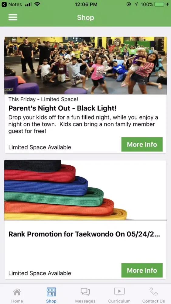 ภาพหน้าจอของ Level Up Taekwondo