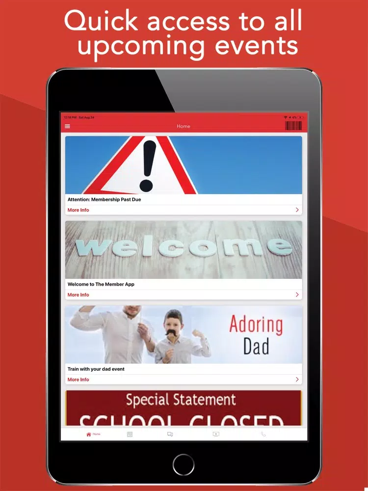 ภาพหน้าจอของ OC Premier Youth Sports iPad 