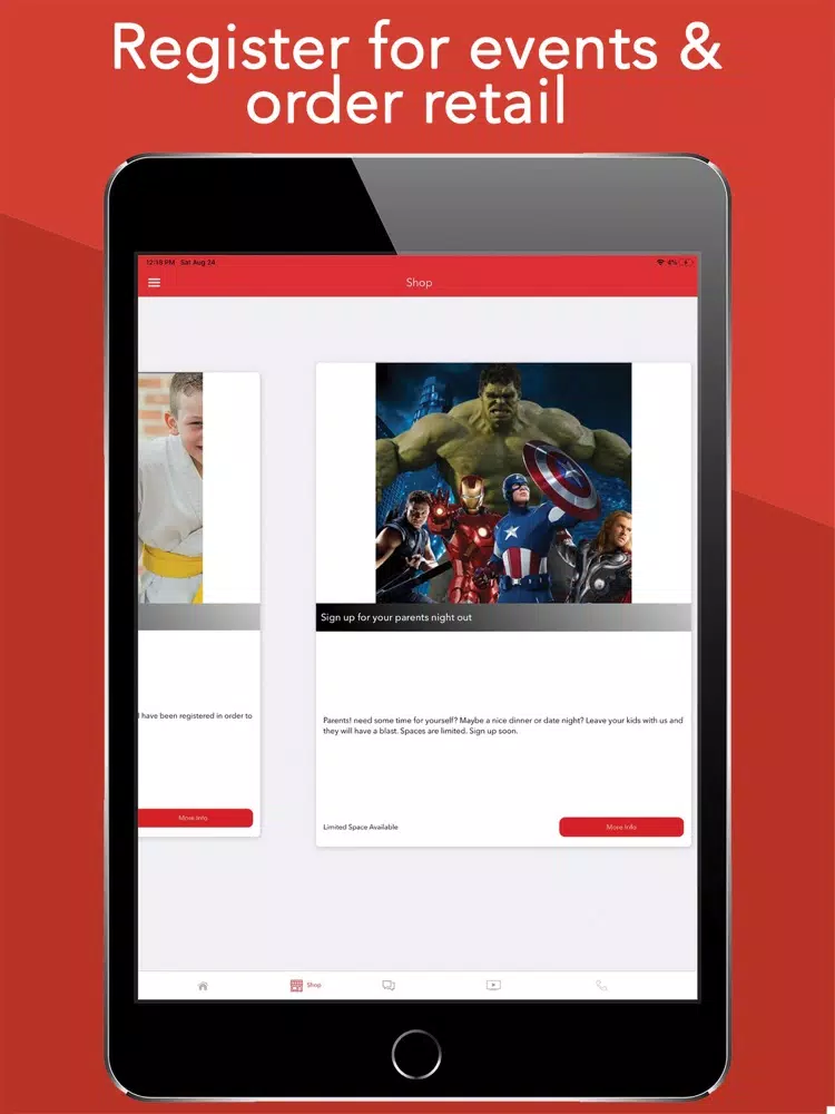 ภาพหน้าจอของ OC Premier Youth Sports iPad 