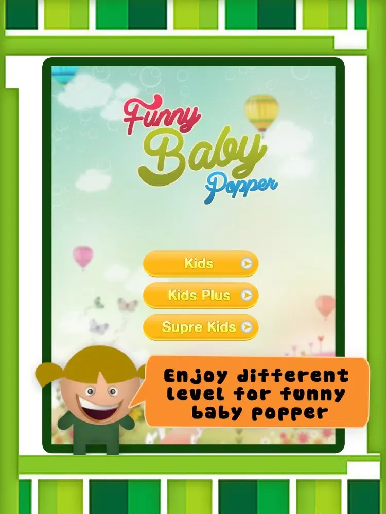 Funny Baby Popper - Toddler Baloon Popping Rattle Toy iPad  Screenshots