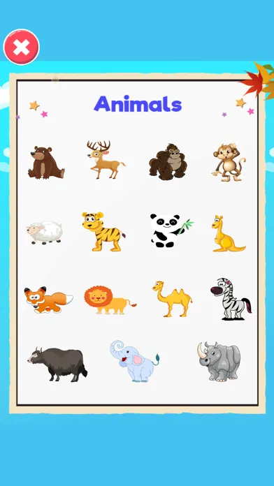 Capturas de tela do Picture Dictionary Kids Game