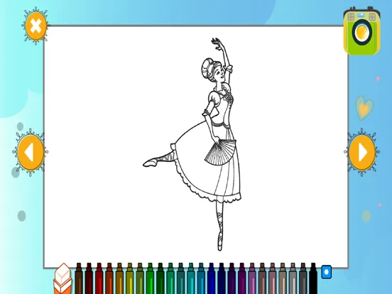 تصاویر Princess Coloring Book Fun App iPad 