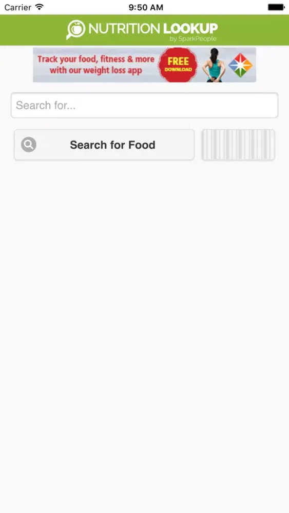 Captures d'écran de Nutrition Lookup by SparkPeople