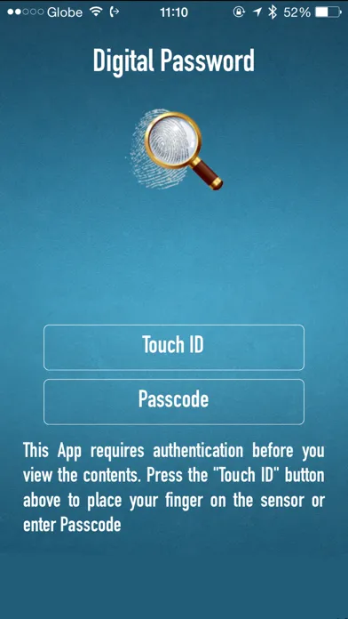 Zrzuty ekranu Digital Password