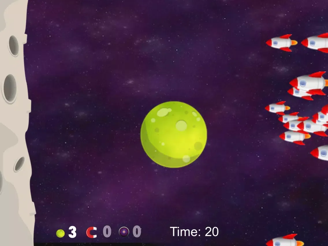 Tangkapan layar Rocket Defense iPad 