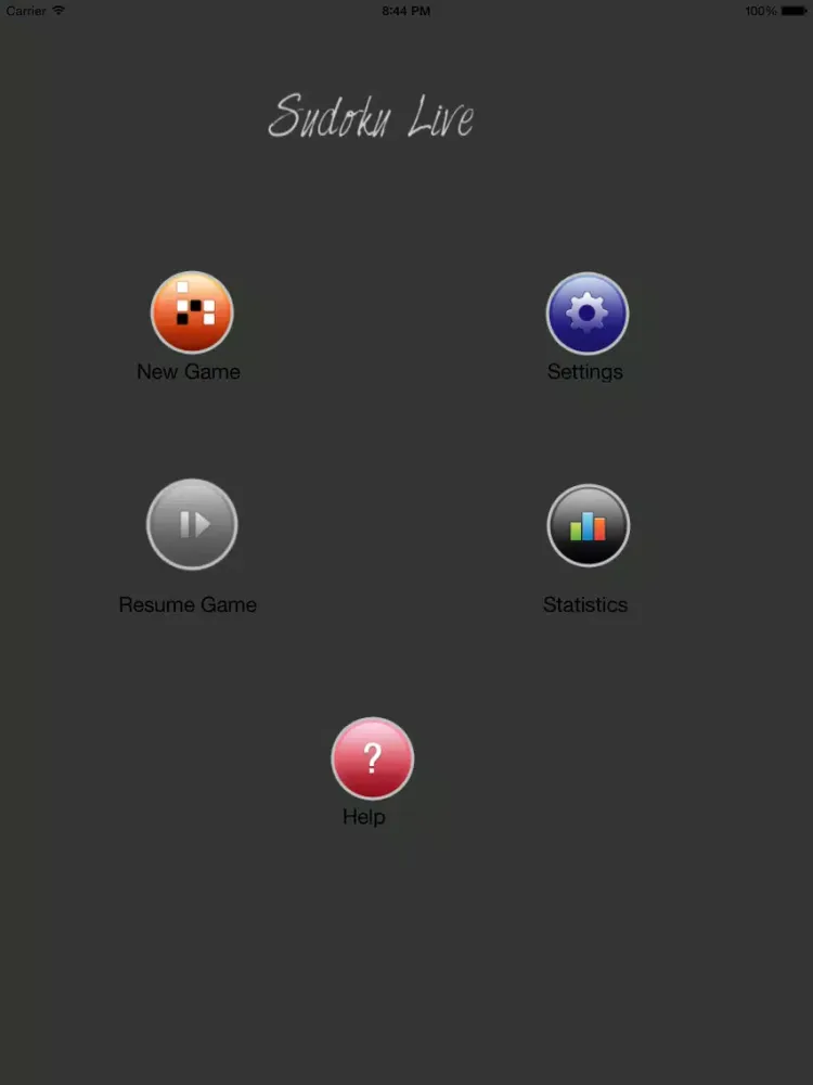 Ảnh chụp màn hình của Sudoku Live iPad 