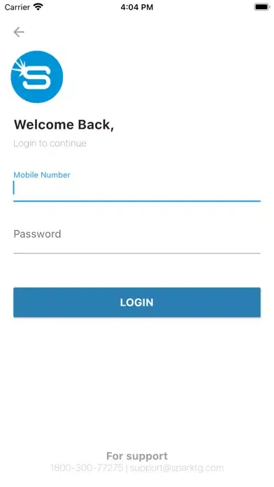 SparkTG Telephony App Screenshots