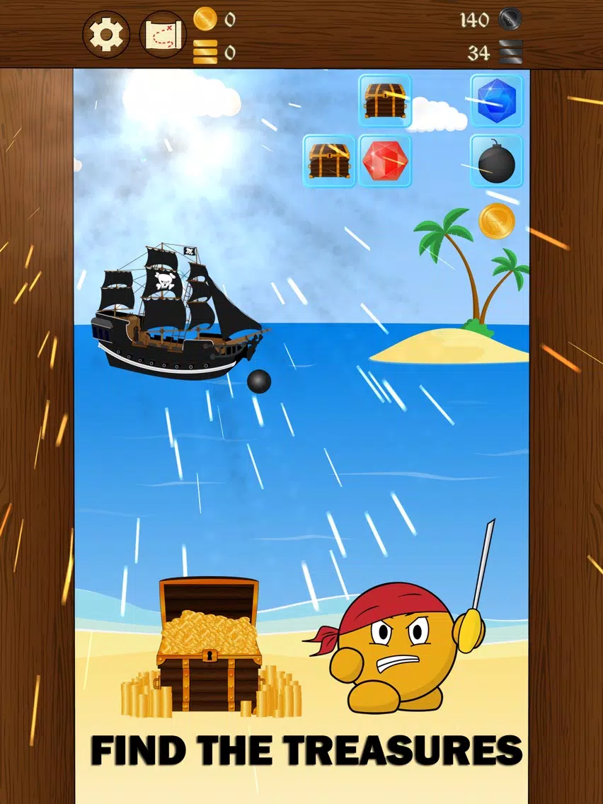 ภาพหน้าจอของ Pirate Cracker iPad 