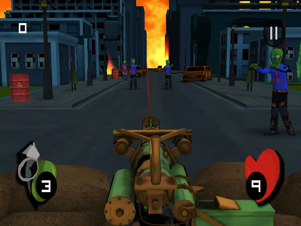 Tangkapan layar Mini Gun vs Zombies 3D iPad 