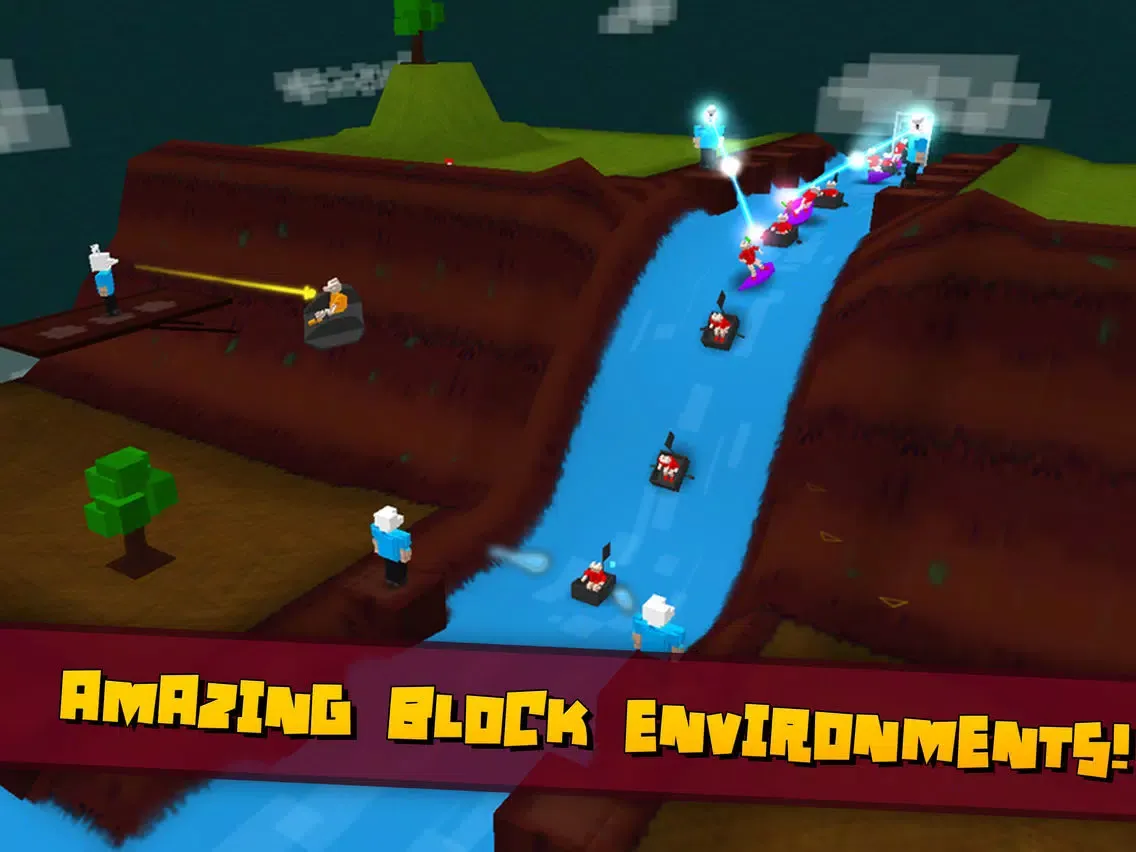 Capturas de pantalla de Block Defender: The Pixel Defense 3D & HD iPad 