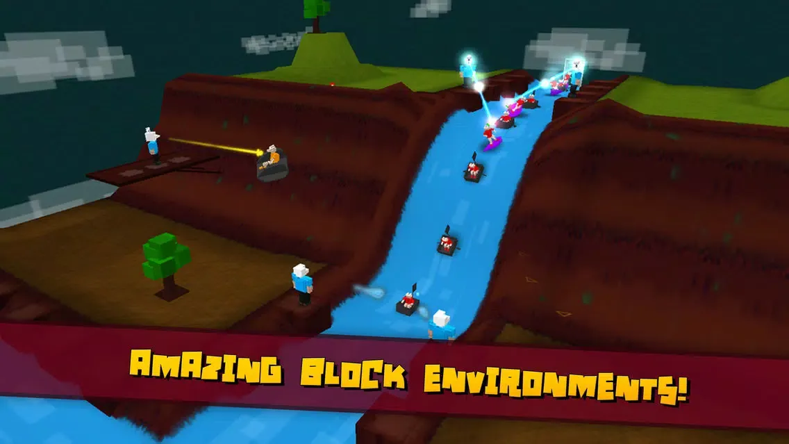 Capturas de pantalla de Block Defender: The Pixel Defense 3D & HD