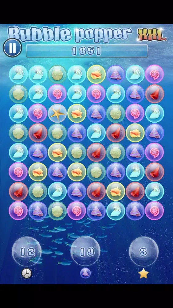 ภาพหน้าจอของ Bubble Popper XXL: Deep Sea Bubbles Clickers