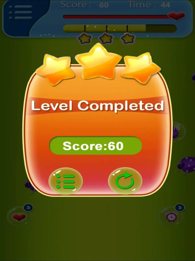 Butterfly And Bugs Bang Game iPad  Screenshots