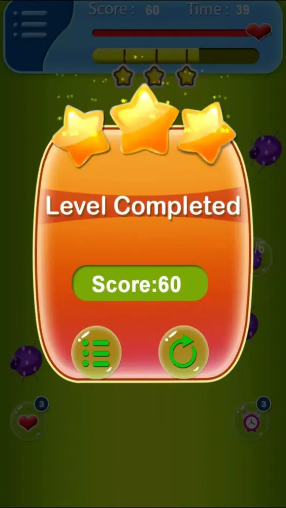Butterfly And Bugs Bang Game Screenshots
