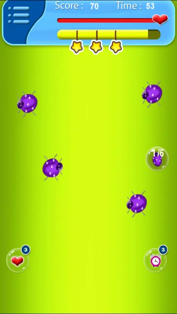 Butterfly And Bugs Bang Game Screenshots