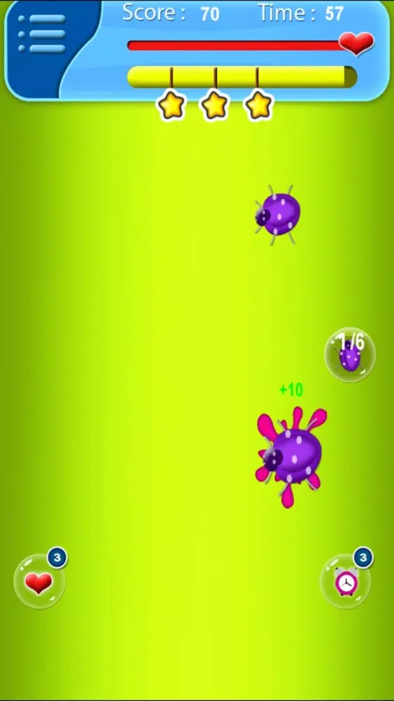 Butterfly And Bugs Bang Game Screenshots