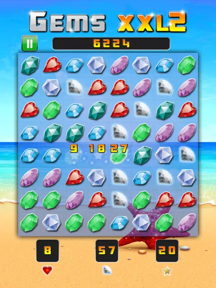 Gems XXL 2: Collect Jewels & Diamonds iPad  スクリーンショット