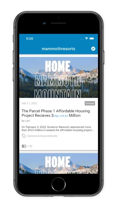ภาพหน้าจอของ Mammoth Connect