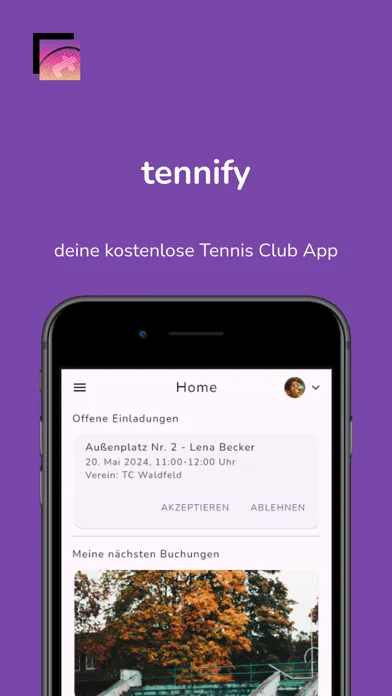 Tangkapan layar tennify