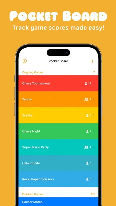 تصاویر Pocket Board - Game Scoreboard