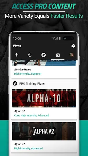 Capturas de pantalla de Home Workout MMA Spartan Pro