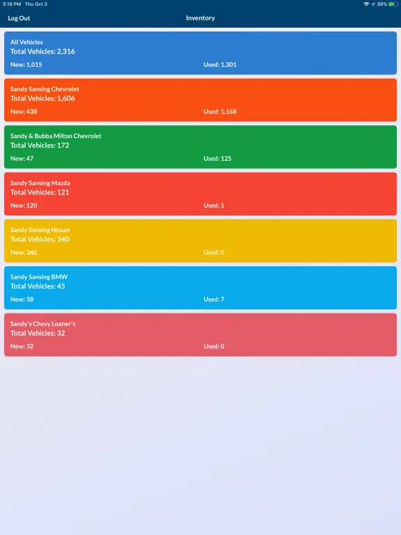 Tangkapan layar Spartan Connect Plus iPad 
