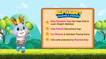 Ảnh chụp màn hình của Alphabet Tracing & Phonics