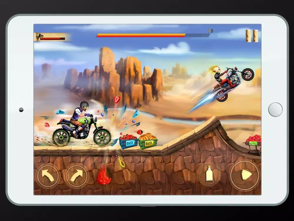 Tangkapan layar Rush to Crush Bike Racing Game iPad 