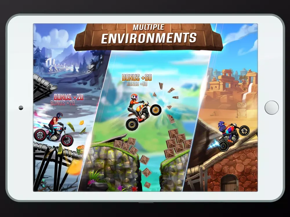 Tangkapan layar Rush to Crush Bike Racing Game iPad 