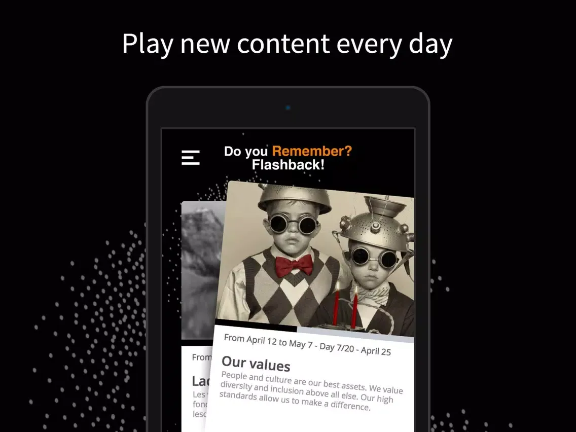 ภาพหน้าจอของ Do You Remember? Flashback iPad 