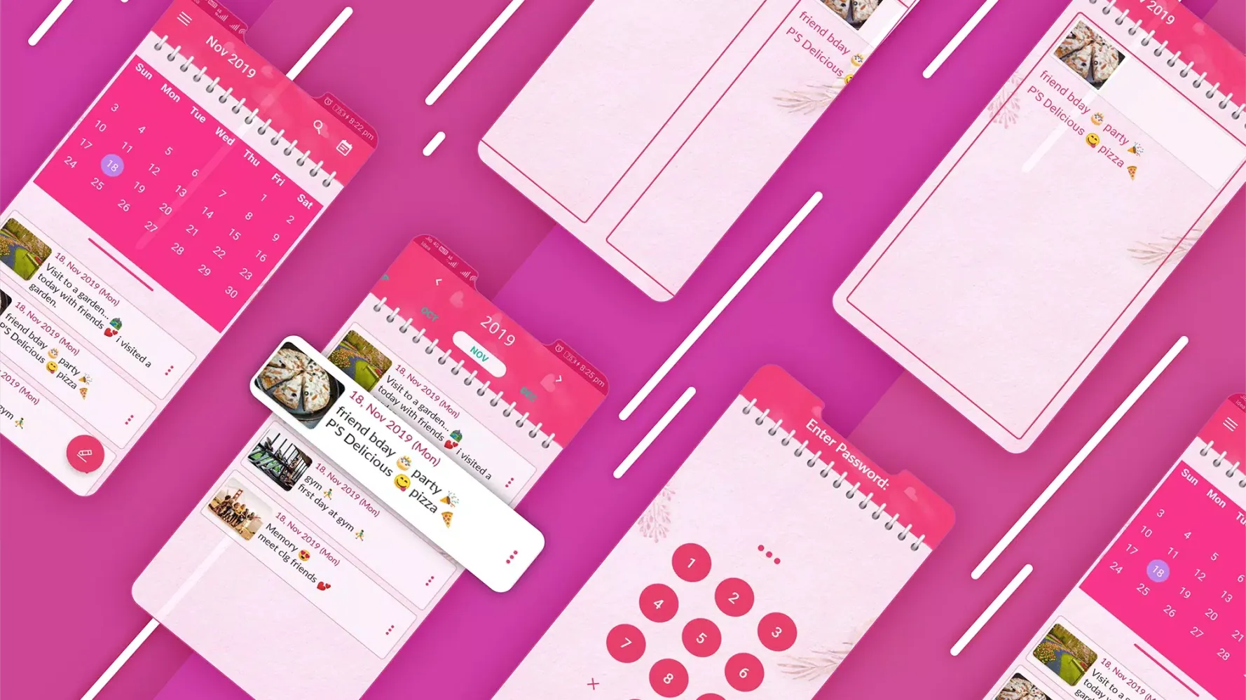 Secret Diary - Diary with Lock Screenshots