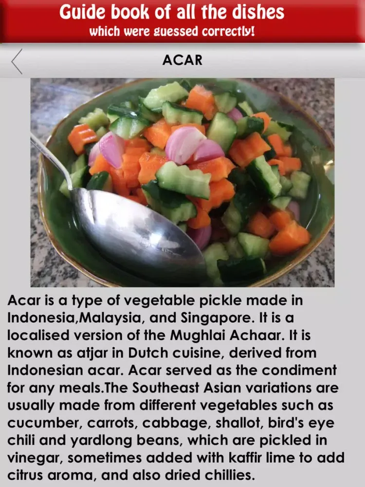 Capturas de pantalla de Cooking quiz. World cuisines. Guess the dish! iPad 