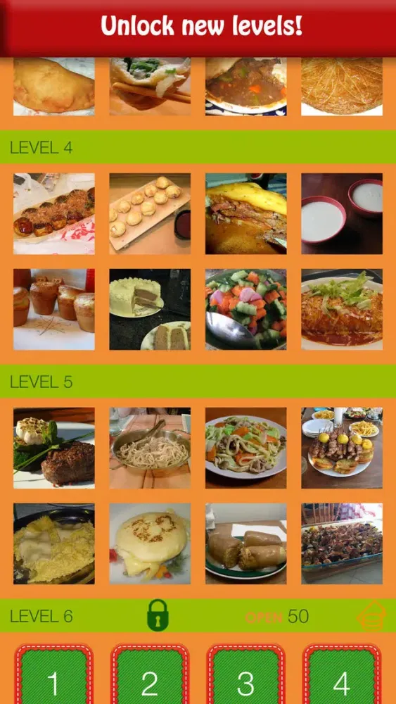 Capturas de pantalla de Cooking quiz. World cuisines. Guess the dish!