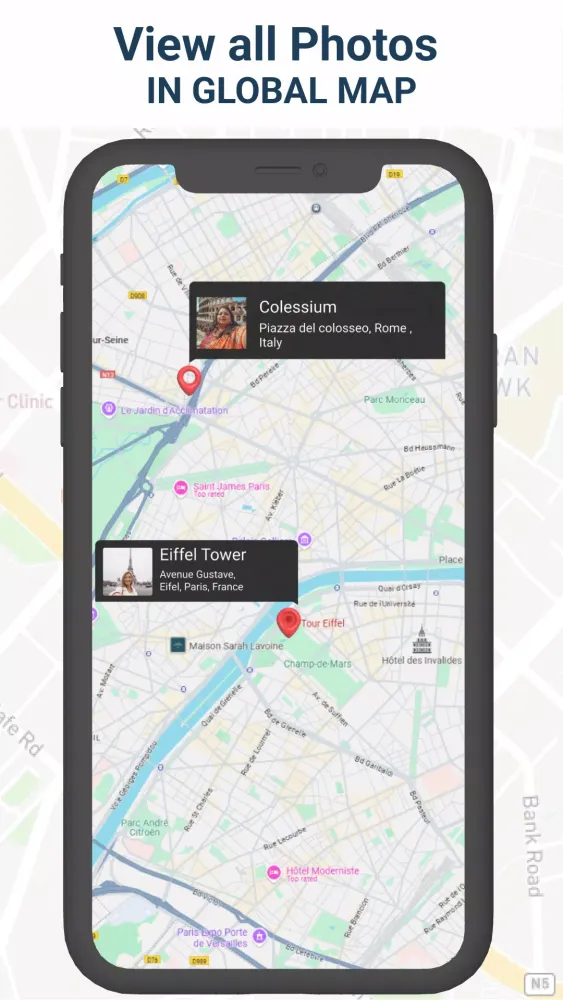 Screenshot di GPS Map Timestamp Camera App