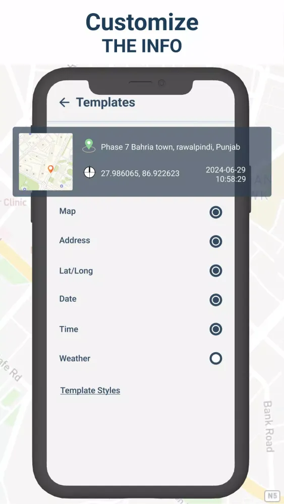 Screenshot di GPS Map Timestamp Camera App