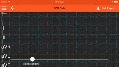 Tangkapan skrin Spaulding ECG
