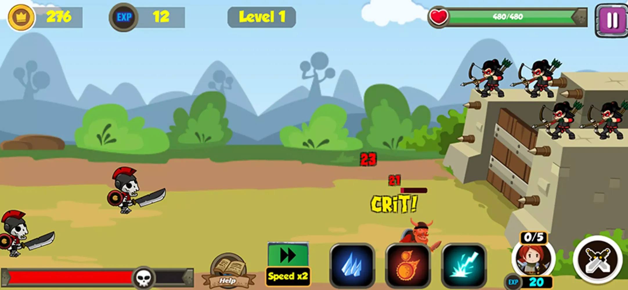 تصاویر Fortress Rush - A Guild Royale