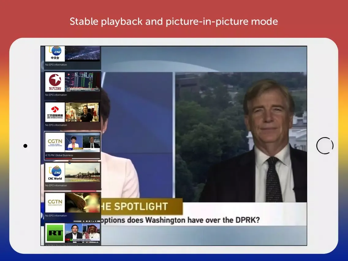 Capturas de pantalla de Belt and Road TV iPad 