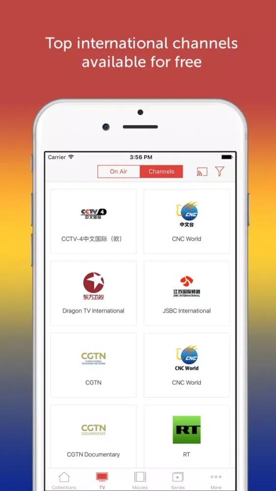 Capturas de pantalla de Belt and Road TV