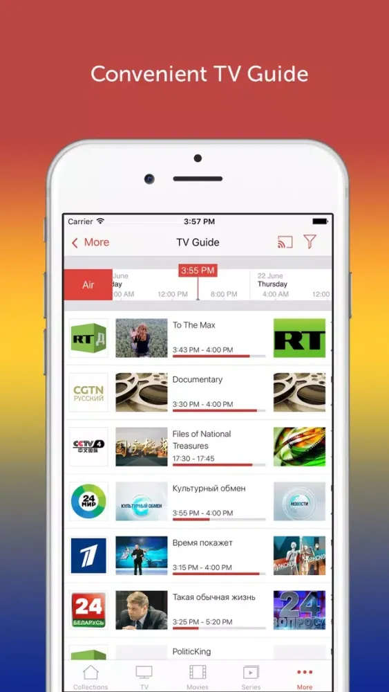 Capturas de pantalla de Belt and Road TV