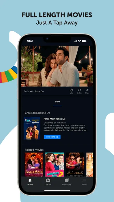 Tamasha: Live TV, Movie, Drama應用截圖