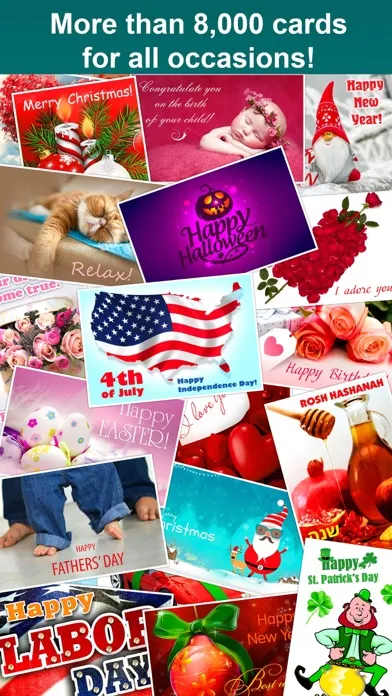 Скриншоты Birthdays greeting cards