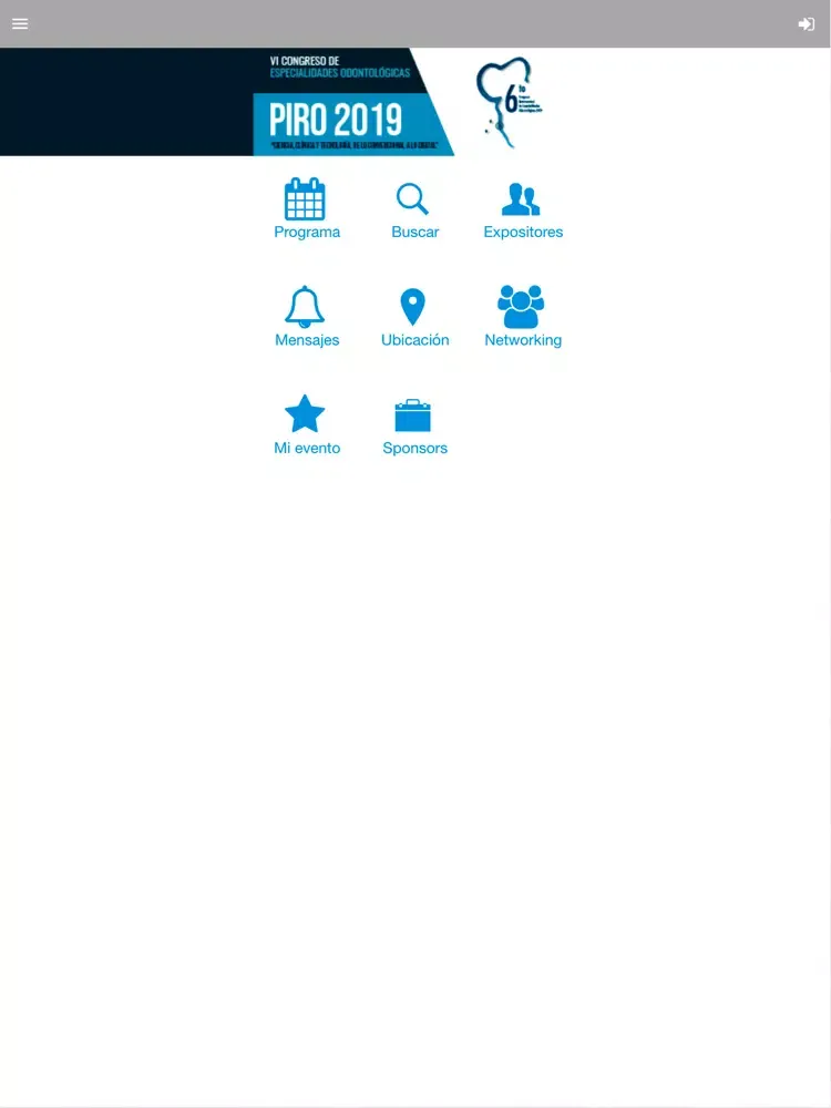 Congreso Piro 2019 iPad 应用截图