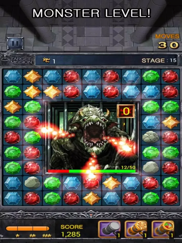 Скриншоты Jewels Dragon Quest iPad 
