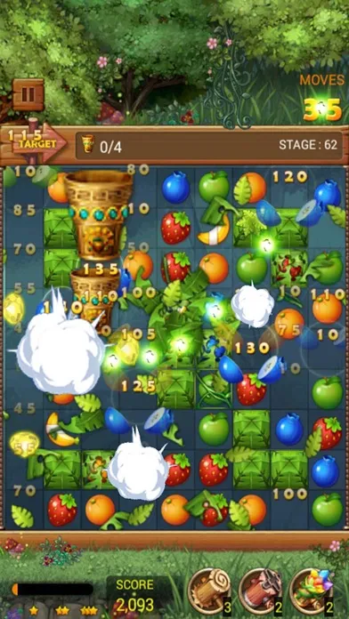 Tangkapan layar Fruits Forest : Rainbow Apple